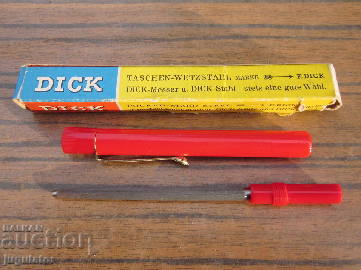 Auction  F DICK Antique German Pocket Knife Sharpener