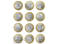 France • ZODIAC SIGNS • 12 coins of 5 euros • 2025