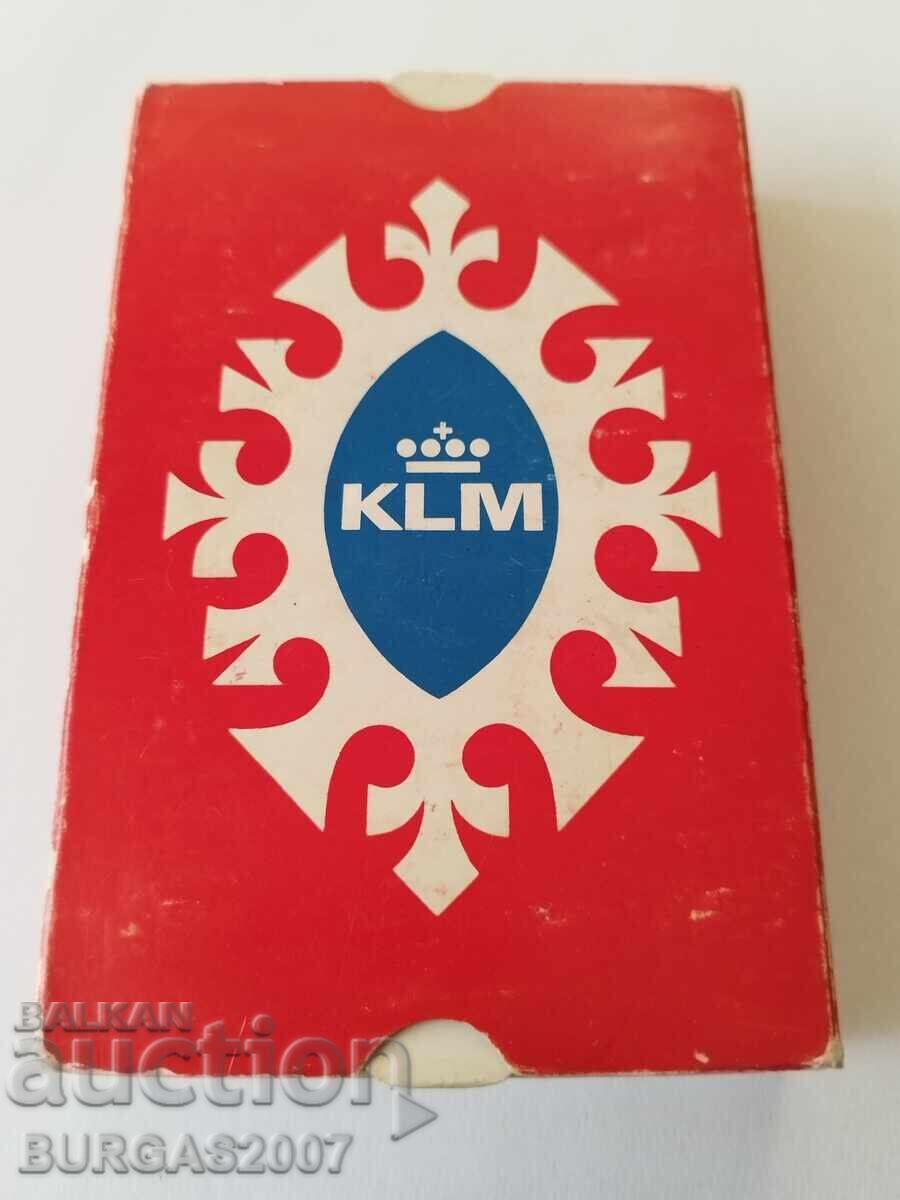 Παράδοση Παλιά διαφημιστικά χαρτιά για παιχνίδι, KLM, δανέζικες αερογραμμές
