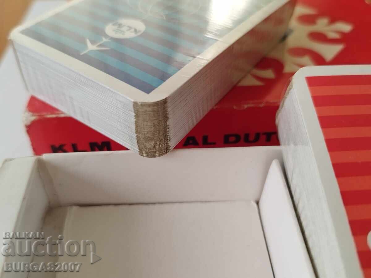 Παλιά διαφημιστικά χαρτιά για παιχνίδι, KLM, δανέζικες αερογραμμές - 5