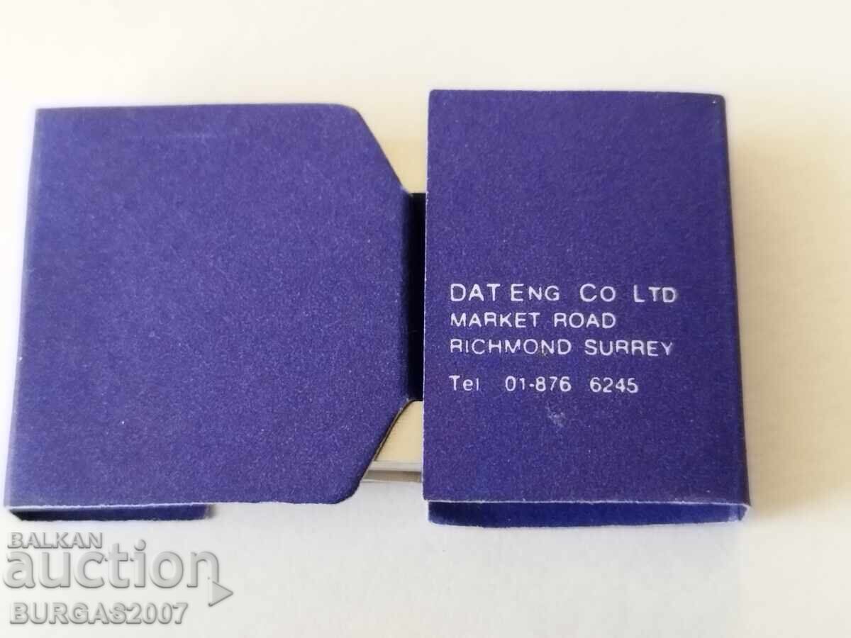 Vintage advertising calendar for a wristwatch, BRITISH AIRWAYS - 6