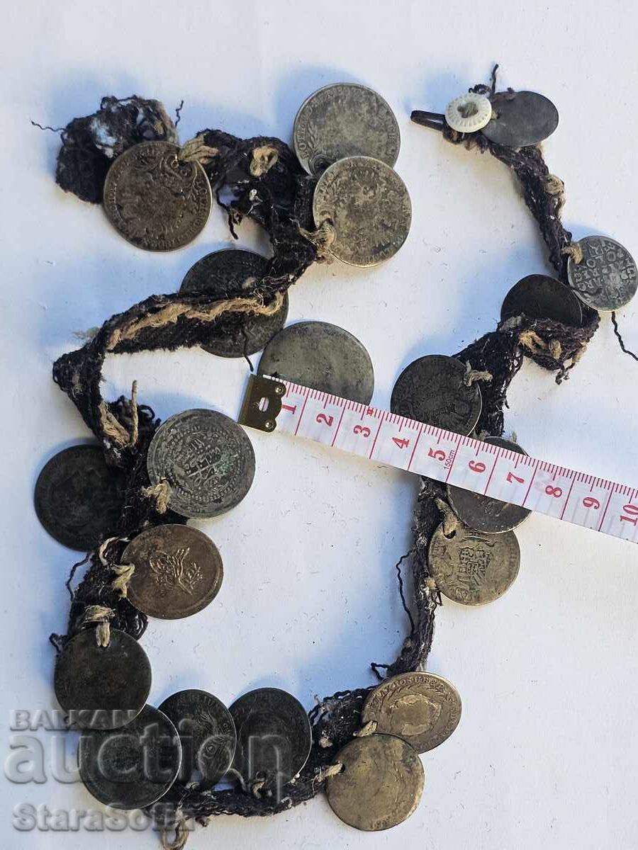 Silver coins necklace jewelry with price 117.00 BGN | € 59.82 Silver coins necklace jewelry with price 117.00 BGN | € 59.82