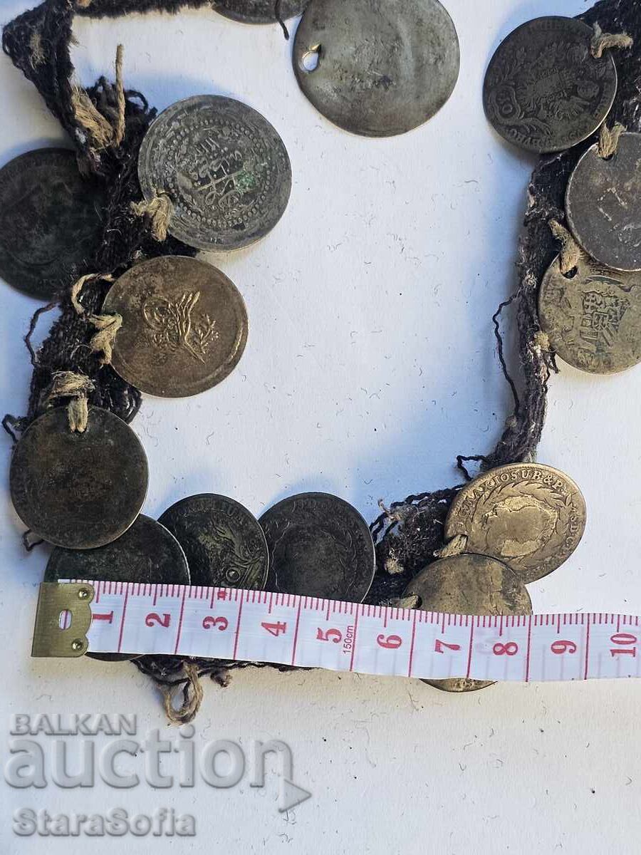 Auction Silver coins necklace jewelry Auction Silver coins necklace jewelry