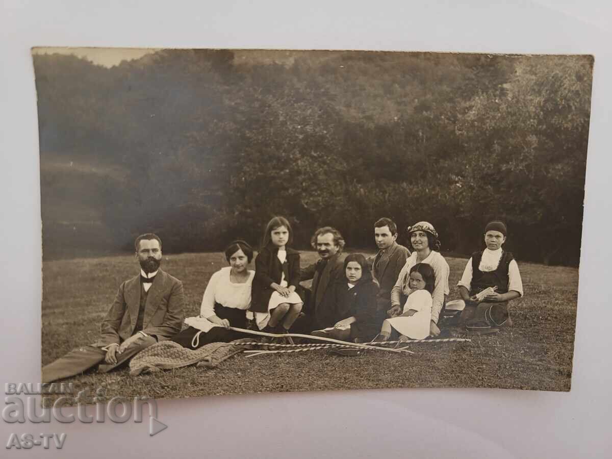 Παλιά φωτογραφία - Yambol στην πλαγιά Στογιάν στα αριστερά