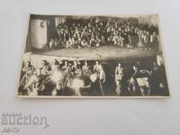 Old photograph Yambol 1934 Pro-gymnasium choir