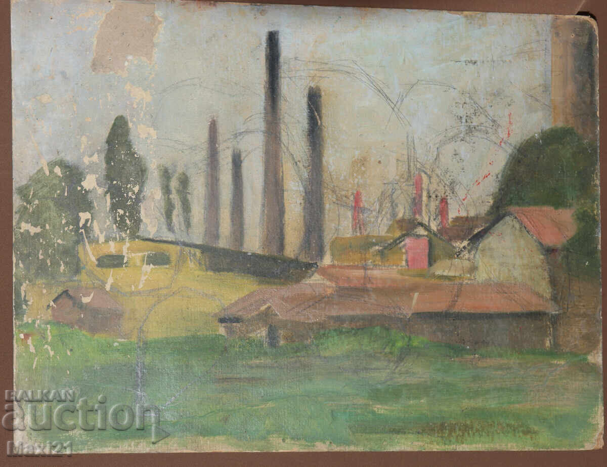 Landscape old oil painting - 7 Landscape old oil painting - 7