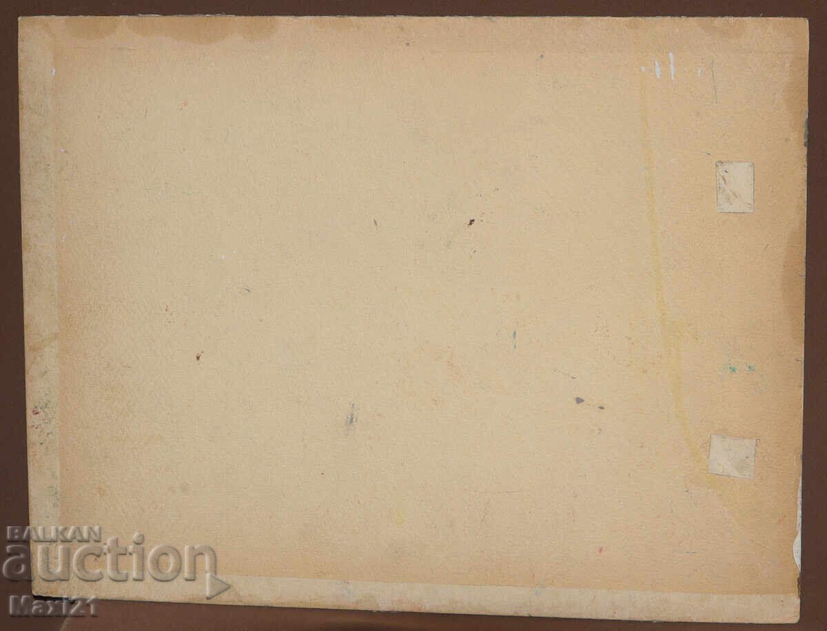 Νεκρή φύση παλαιός πίνακας ελαιογραφίας, μπούτι (botush) - 6