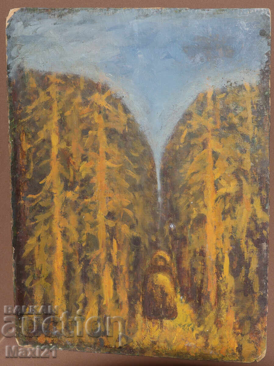 Τοπίο παλιά ελαιογραφία με τιμή 300.00 BGN | € 153.39 Τοπίο παλιά ελαιογραφία με τιμή 300.00 BGN | € 153.39