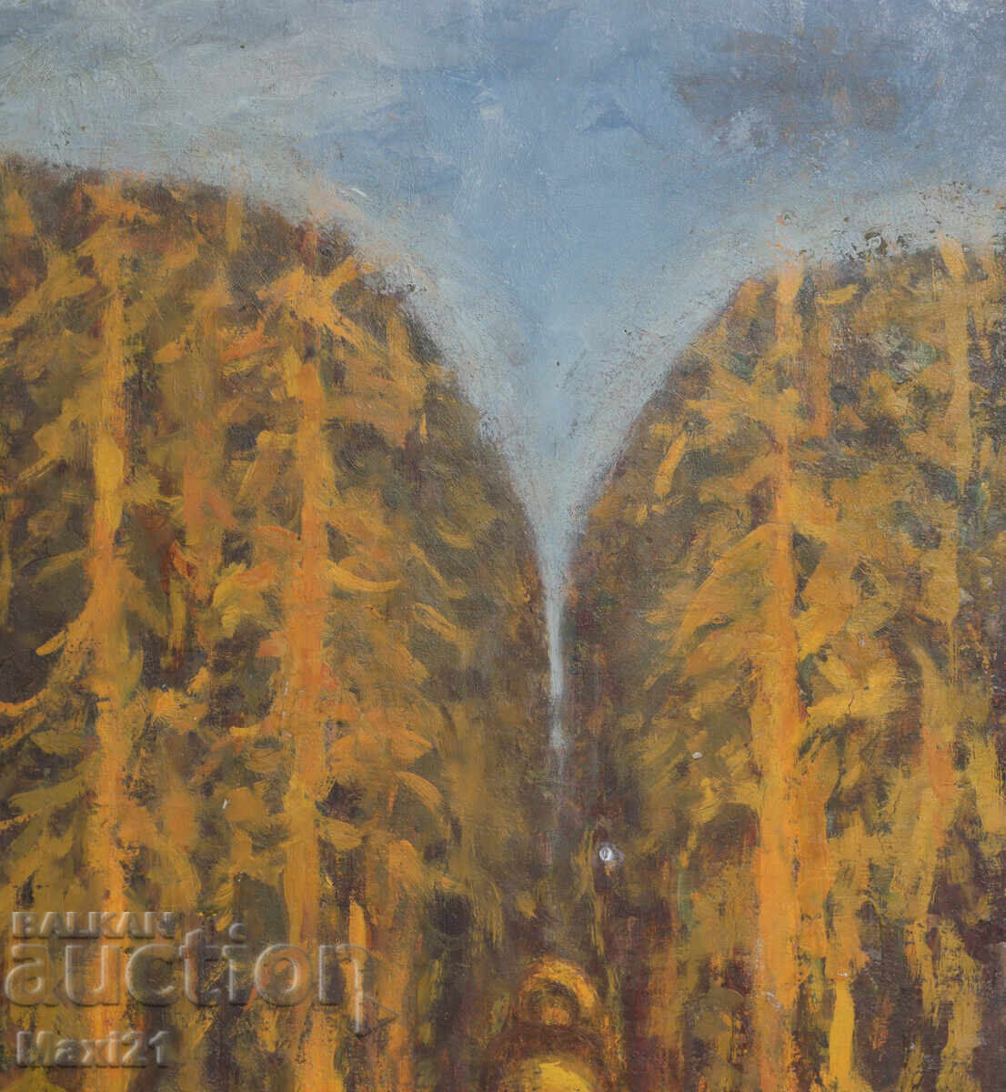 Παράδοση Τοπίο παλιά ελαιογραφία Παράδοση Τοπίο παλιά ελαιογραφία