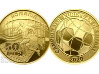 Ρουμανία 50 Baths 2021 Ευρωπαϊκό Πρωτάθλημα Ποδοσφαίρου UNC