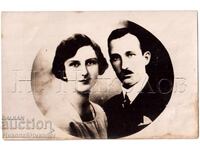 OLD POSTCARD KING BORIS III AND QUEEN JOANNA E537