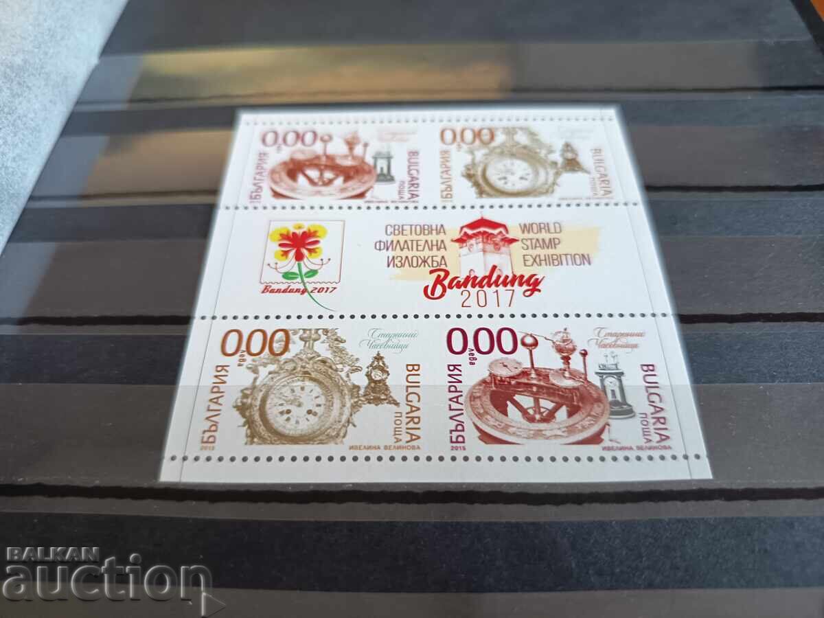 Bloc de suveniruri "Ceasuri vechi" la №5173V din 2017 cu preț 5.00 BGN | € 2.56