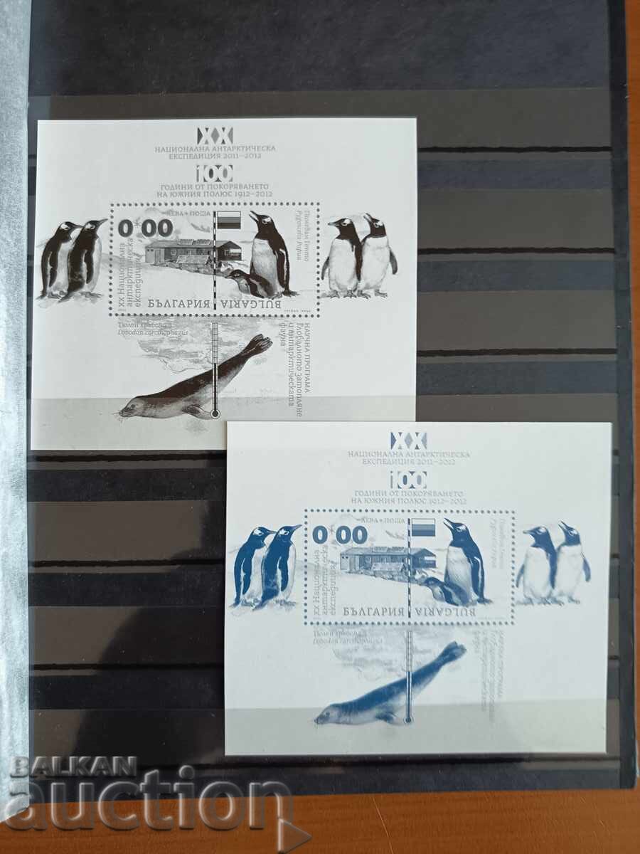 Souvenir sheet "Antarctic Expedition" of №5020 from 2012