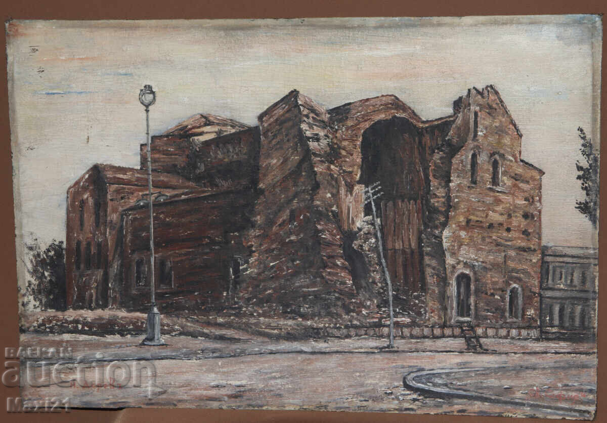 Παράδοση Παλιός ελαιογραφία Βασιλική Αγίας Σοφίας