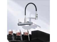 NOU! Robinet de bucătărie cu gât flexibil și racord pentru mașina de spălat vase 3/