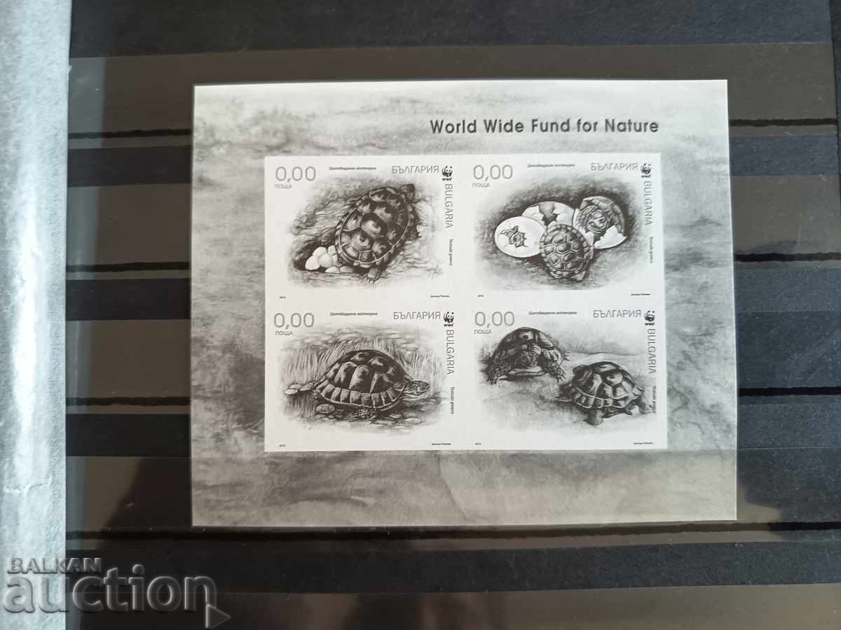 Souvenir block "Thigh-bone Turtle" of No. 5271 from 2016