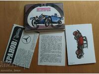 Album with retro car cards, 1975