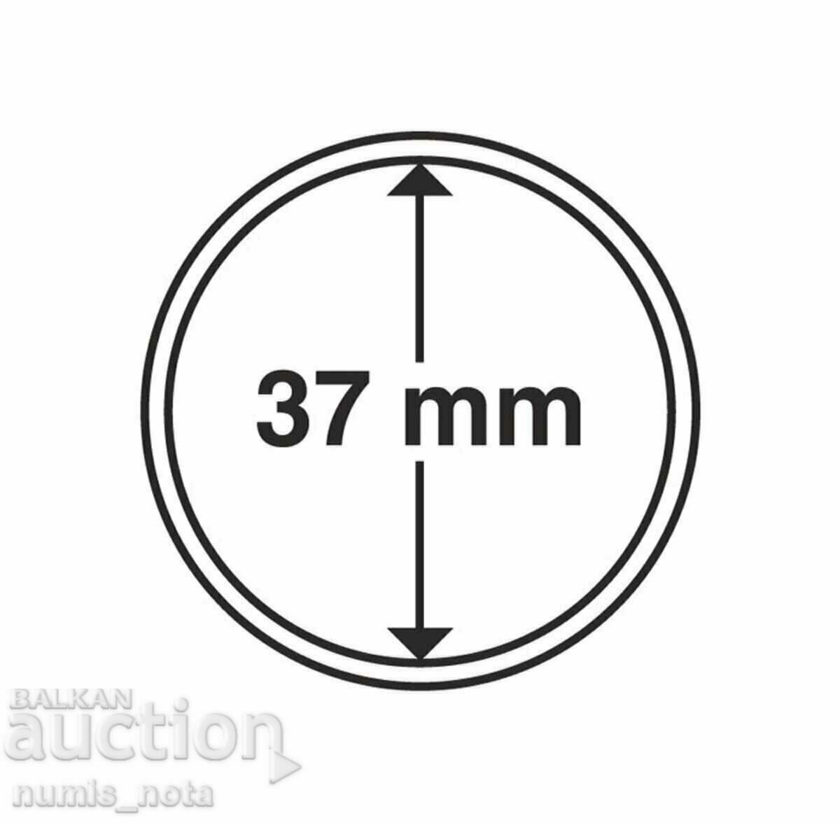 Coin Capsules Leuchtturm Grips - 37mm.