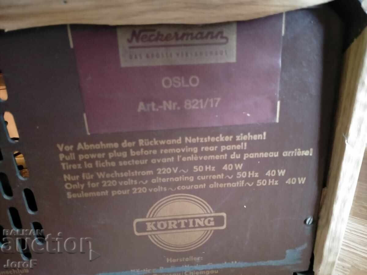 Radio vechi german funcțional KORTING cu preț 80.00 BGN | € 40.90
