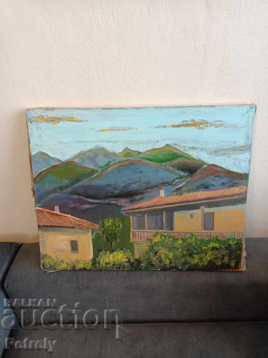 Old oil painting Old oil painting