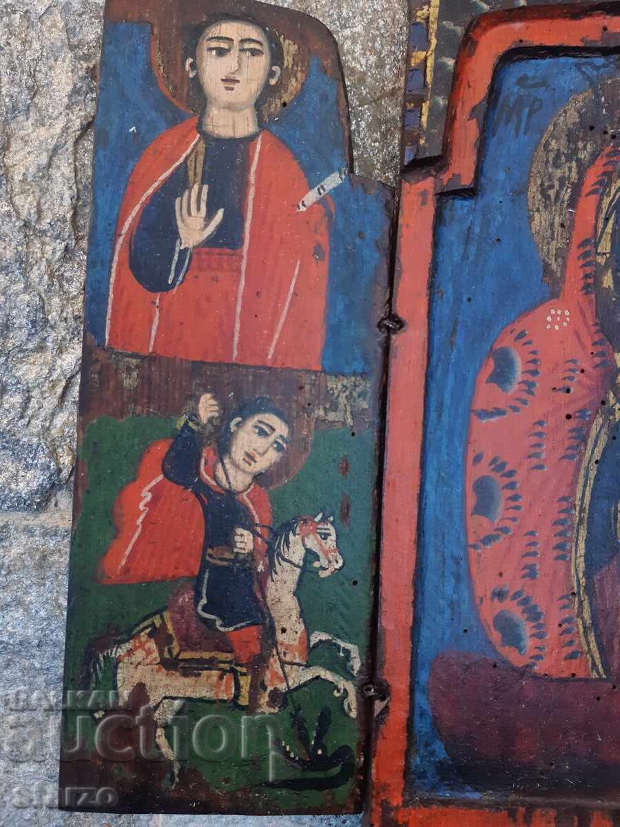 Old Home Icon Triptych with price 950.00 BGN | € 485.73 Old Home Icon Triptych with price 950.00 BGN | € 485.73