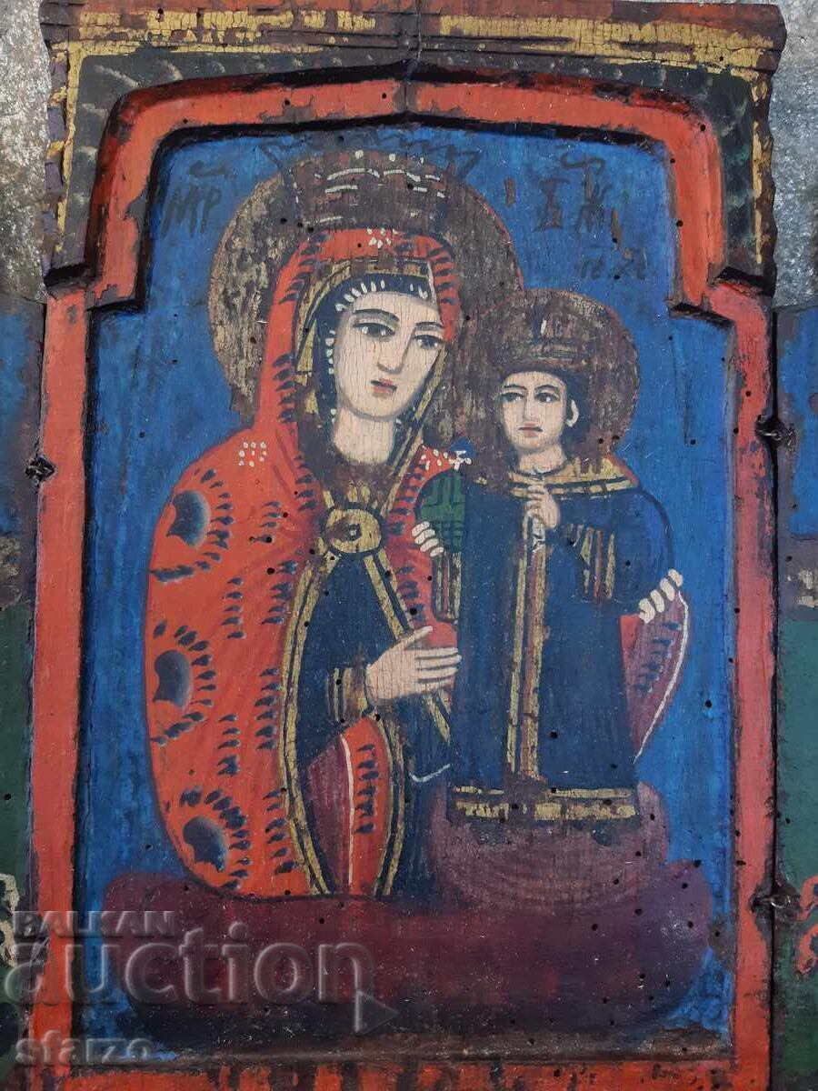 Delivery of Old Home Icon Triptych Delivery of Old Home Icon Triptych