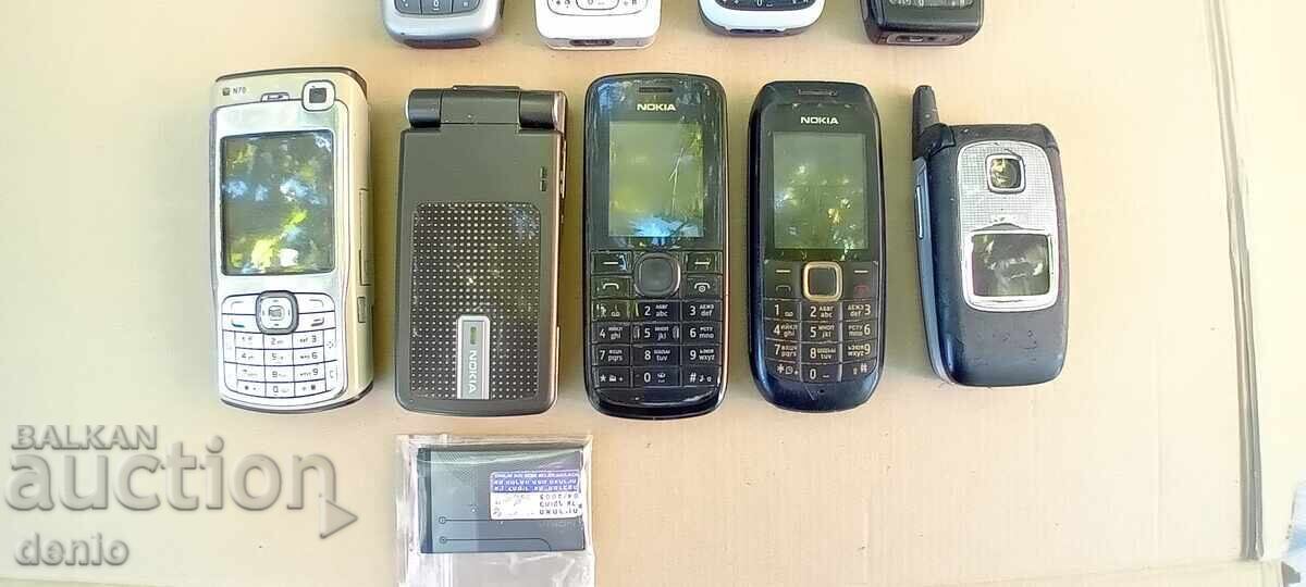 Licitație 9 buc Nokia, vintage, funcționale, N70, 6260