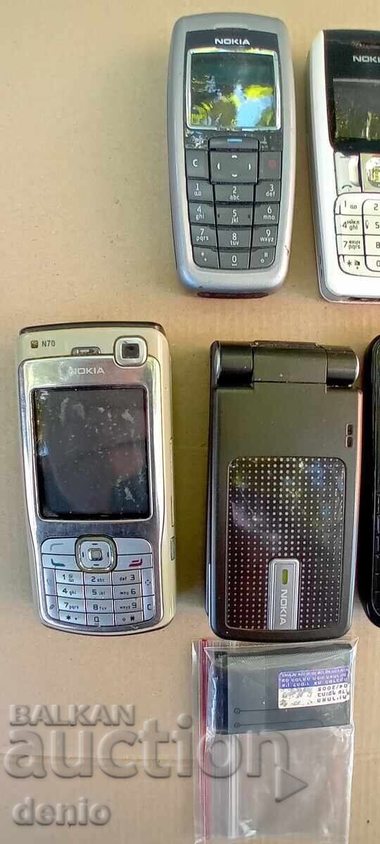 Livrarea 9 buc Nokia, vintage, funcționale, N70, 6260
