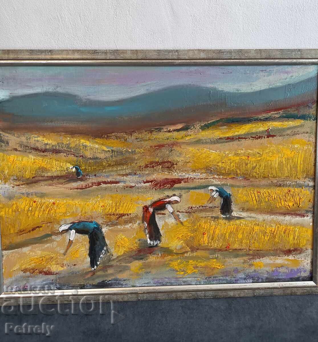 Голяма маслена картина с цена 300.00 лв. | € 153.39 Голяма маслена картина с цена 300.00 лв. | € 153.39