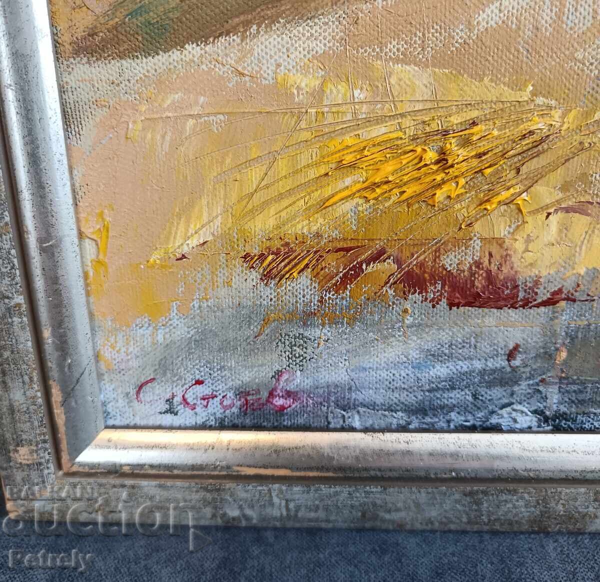 Аукцион Голяма маслена картина Аукцион Голяма маслена картина