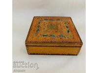 Cutie veche de lemn pentru bijuterii #2693