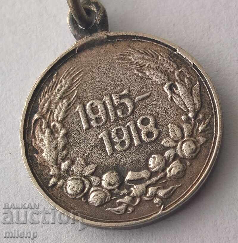 Delivery of Double-sided miniature medal, World War I Delivery of Double-sided miniature medal, World War I