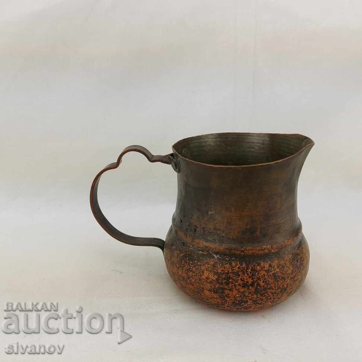 Παλιά χάλκινη κανάτα για τούρκικο καφέ τζέζβε #2700 με τιμή 24.99 BGN | € 12.78