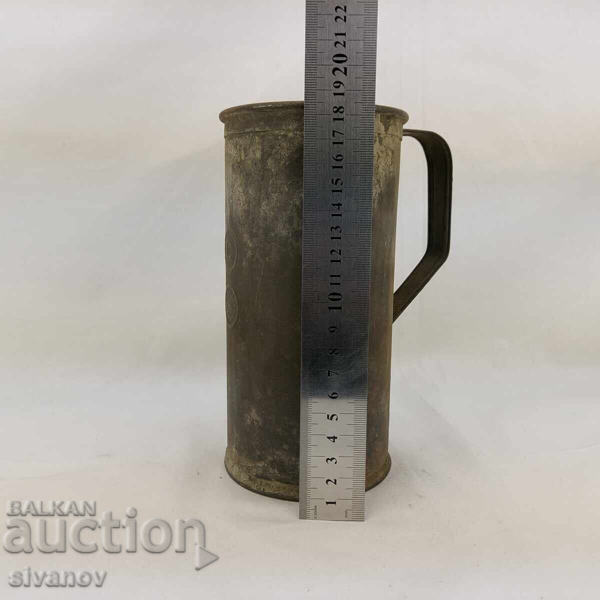 Metal measuring cup 1 liter Bulgaria #2701 - 6