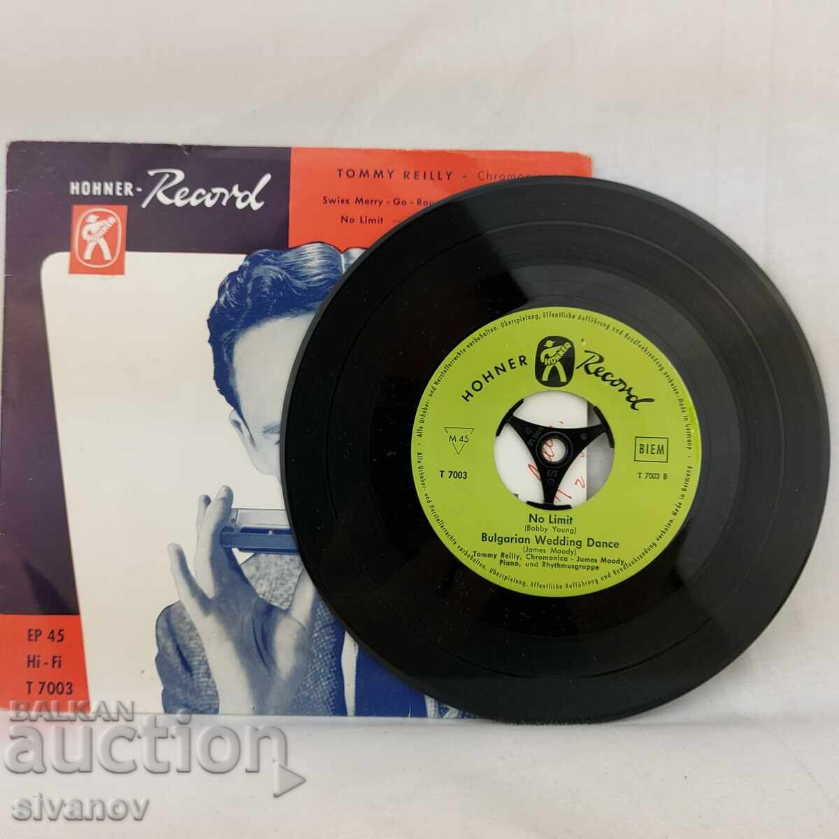 Delivery of Tommy Reilly Record Swiss Carry-Go Round No Limit T7003 #2709