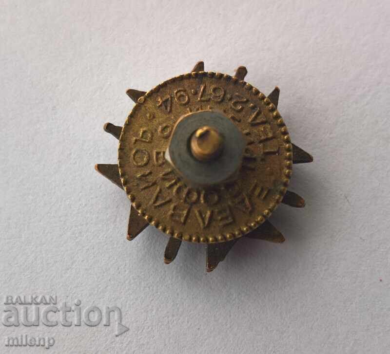 Παράδοση Μινιατούρα Σήμα Τάγματος για Ανδρεία