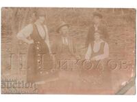 1924 СТАРА СЕМЕЙНА СНИМКА СЕЛО ЛИТАКОВО БОТЕВГРАД Е545