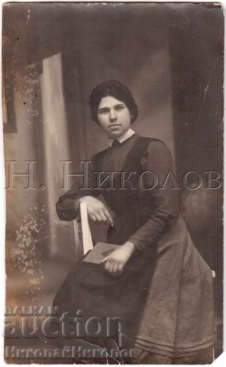 1910 FOTOGRAFIE VECHE SOFIA MARIA MICEVA FOTO KREPIEV E547