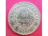 20 Franci 1812 A Franța (20 franka frantsiya)( zlato )