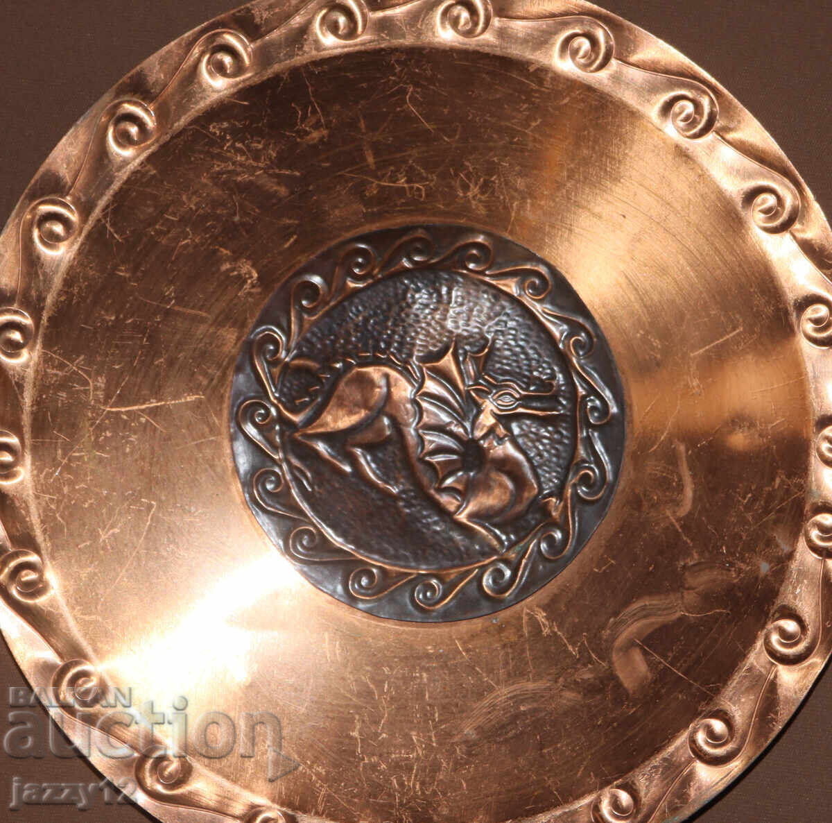 Livrarea Panou din cupru, farfurie, decorațiune de perete Livrarea Panou din cupru, farfurie, decorațiune de perete