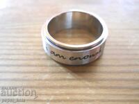 Titanium steel ring band
