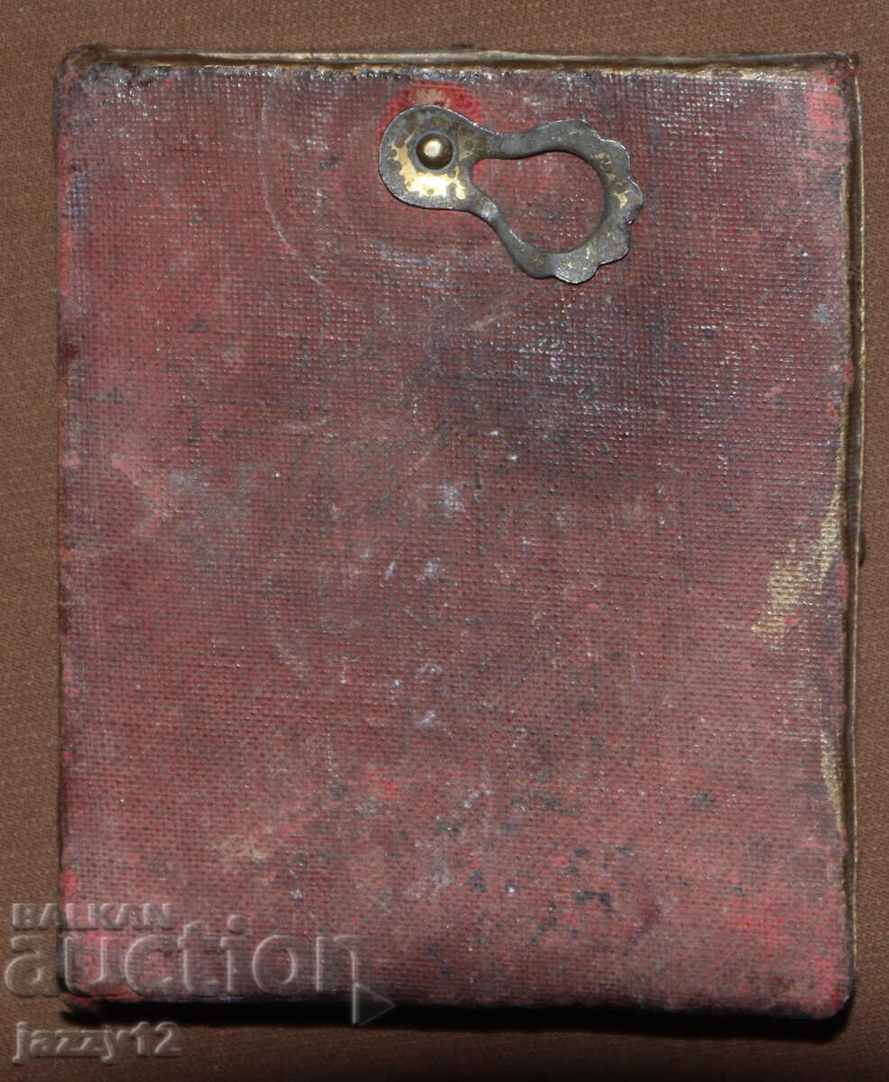 Παλιά εικόνα μικρογραφία Ιησούς Χριστός Παντοκράτωρ επένδυση - 5