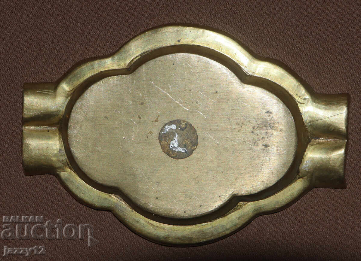 Παλιό διακοσμητικό ορειχάλκινο τασάκι - 5