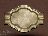 Vechi scrumieră decorativă din alamă