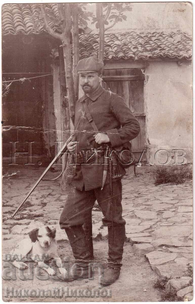 1908 ΠΑΛΙΑ ΚΑΡΤ ΠΟΣΤΑΛ ΜΑΚΕΔΟΝΑΣ ΚΥΝΗΓΟΣ ΠΡΟΣ Μ. ΝΕΪΚΟΦ ΜΠΕΛΙΤΣΑ Ε549