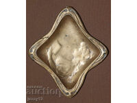 Vechi scrumieră decorativă din bronz