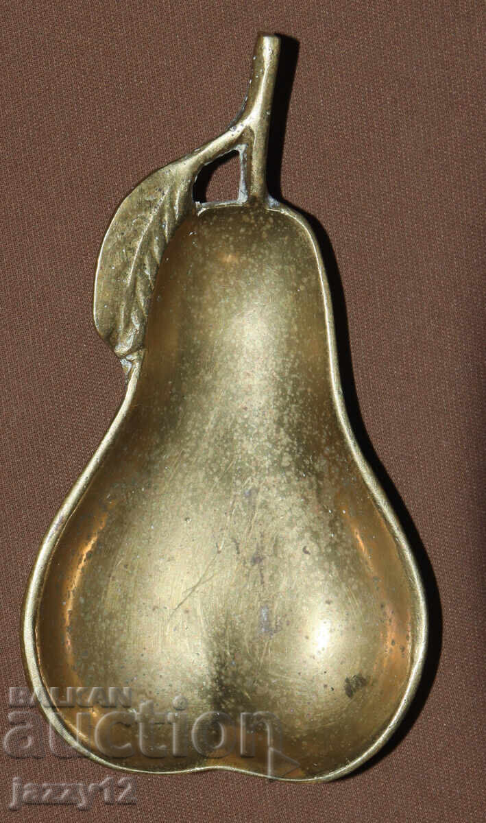 Small Decorative Brass Ashtray Pear with price 60.00 BGN | € 30.68
