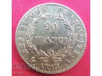 20 Franci AN 13 A Franța (20 franka frantsiya)( zlato)