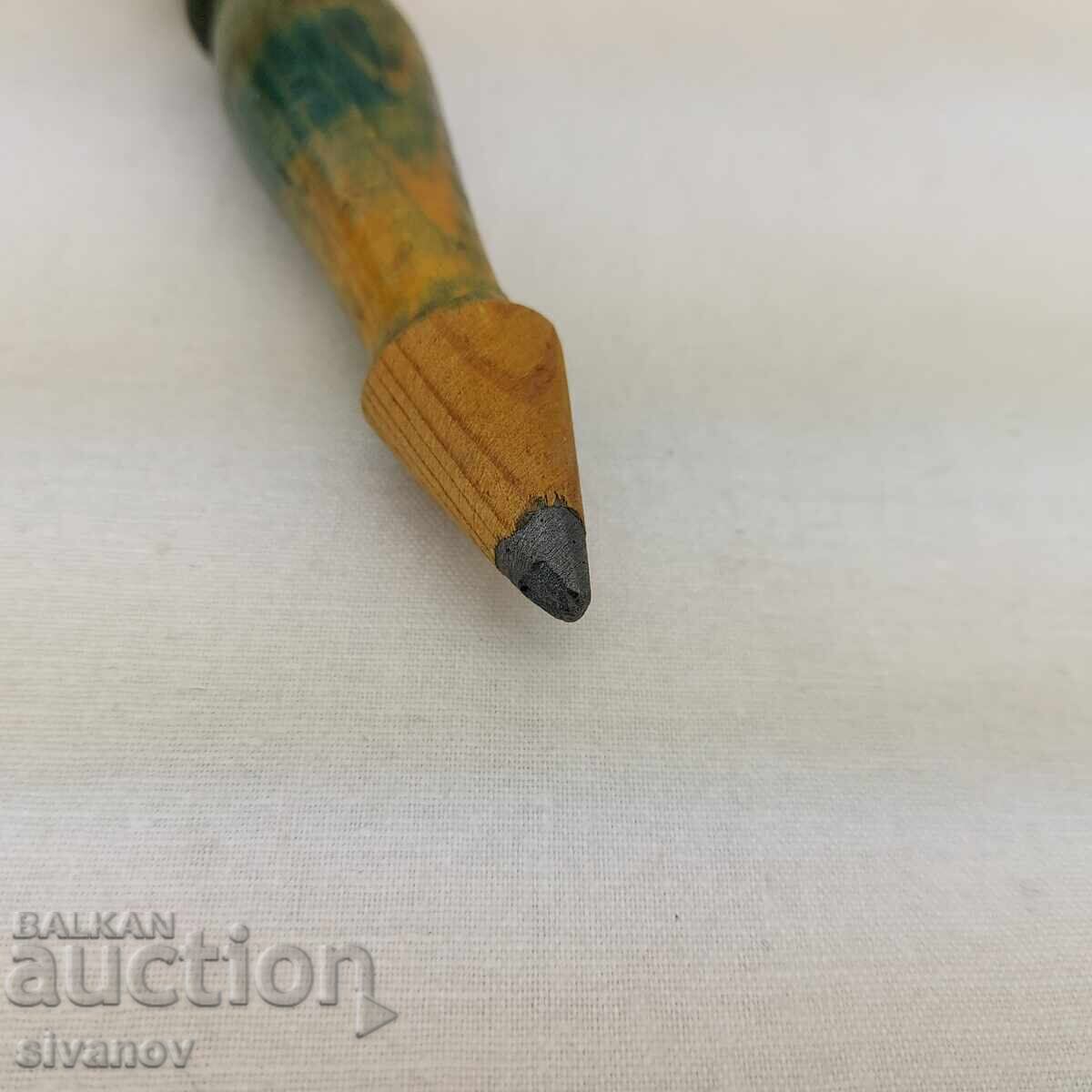 Star χειροποίητος ξύλινος μολύβι με floral μοτίβα #2713 - 6 Star χειροποίητος ξύλινος μολύβι με floral μοτίβα #2713 - 6