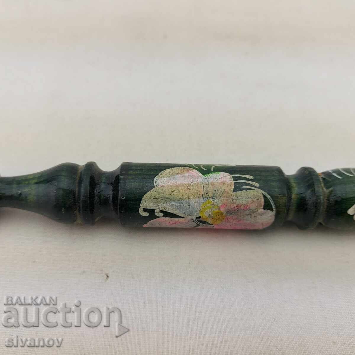 Δημοπρασία Star χειροποίητος ξύλινος μολύβι με floral μοτίβα #2715